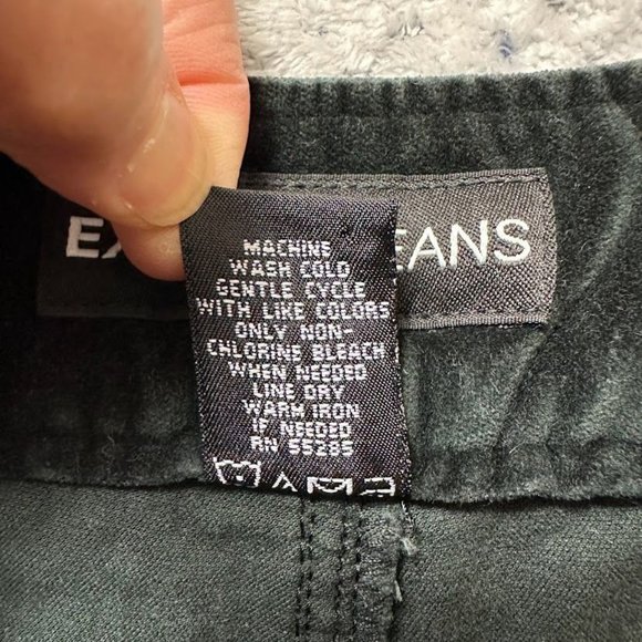 Express Jeans Stretch Juniors 13/14 Black Medium Rise Flare Pants Velvety - Picture 5 of 11